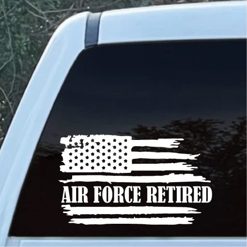air force retired decal sticker