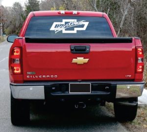 Chevrolet Heartbeat america Truck Window Decal Sticker