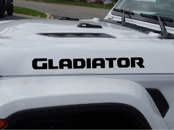 Jeep gladiator hood decal sticker