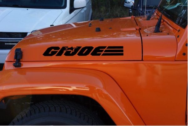 Jeep Hood Decals GI Joe Hood Set of 2