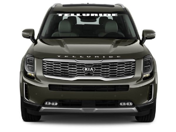 Kia Telluride Windshield Banner Decal Sticker