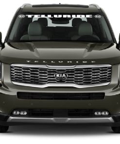 Kia Telluride Windshield Banner Decal Sticker With Logo