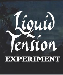 Liquid tension experiment window decal sticker