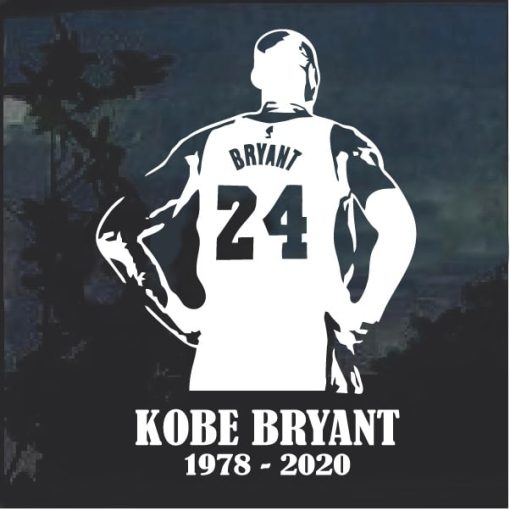 Rest in peace Kobe Bryant Decal Sticker