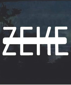 Zeke window decal Sticker