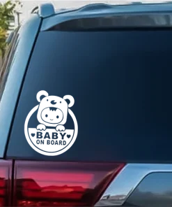 Baby on Board Bear Toddler Decal Sticker