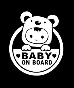 Baby on Board Bear Toddler Decal Sticker