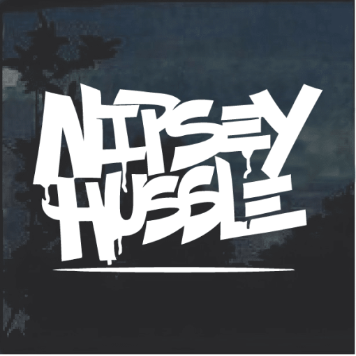 Nipsey Hussle Window Decal Sticker