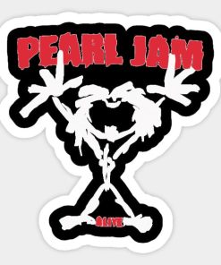 Pearl Jam Stickman Full Color Window Decal Sticker