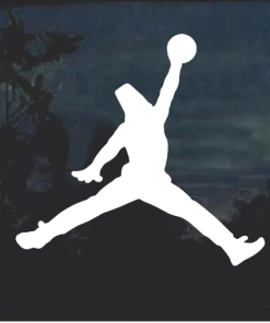 Air Jordan Bucket head window decal sticker
