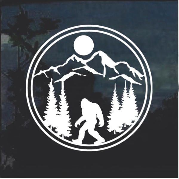 Bigfoot Round Bigfoot Stickers And Decals For Cars And Trucks Custom Made In The Usa Fast