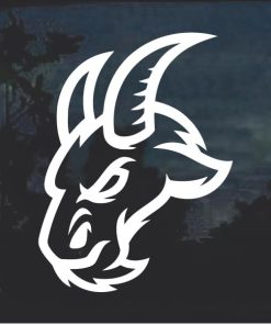 Goat Head Window Decal Sticker