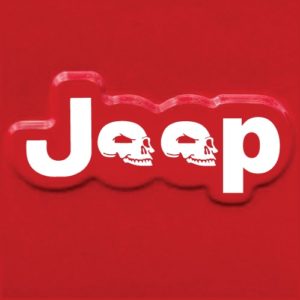 Jeep wrangler fender decals set of 2 skulls a2