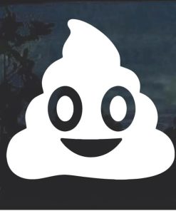 Poope Emoji Decal Sticker