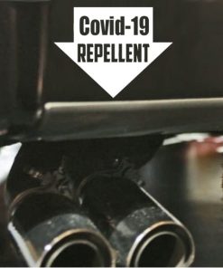 Covid-19 Repellent Window Decal Sticker