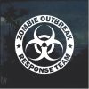 Zombie out break response team decal sticker