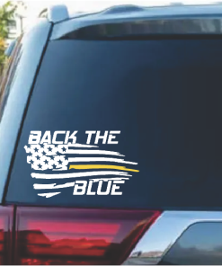 Dispatchers back the blue weathered flag