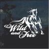 Wild and Free Window decal Sticker