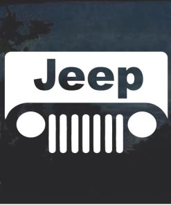Jeep grill Jeep Decal Stickers- Aftermarket replacement NON Factory