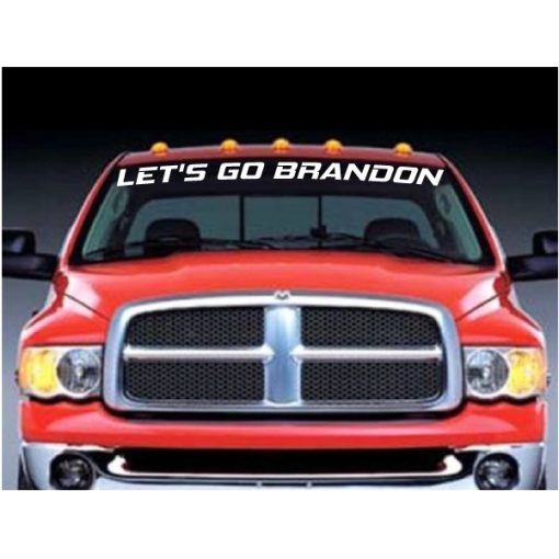 Lets Go Brandon BIDEN Windshield Banner Decal Sticker