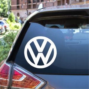 Vw Volkswagen Window Decal Sticker For Cars And Trucks | Custom Made In ...