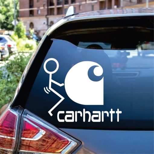 Fuck Carhartt Window Decal Stickers