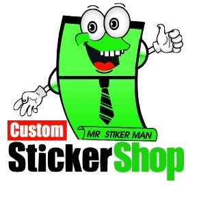 Custom Sticker Shop Logo