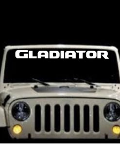 Jeep Gladiator Windshield Banner Decal Sticker
