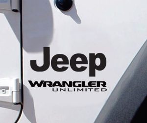 Jeep wrangler fender new style fender decal sticker
