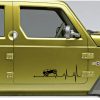Jeep Heartbeat Rocker Panel Decals Sticker