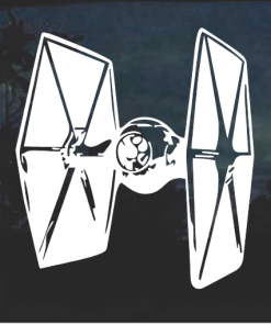Darth Vader Tie Fighter window decal Stickers