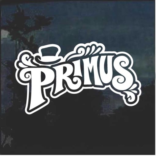 Primus window decal sticker