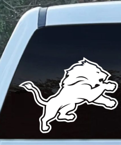 Detroit Lions Football Window Decal Sticker