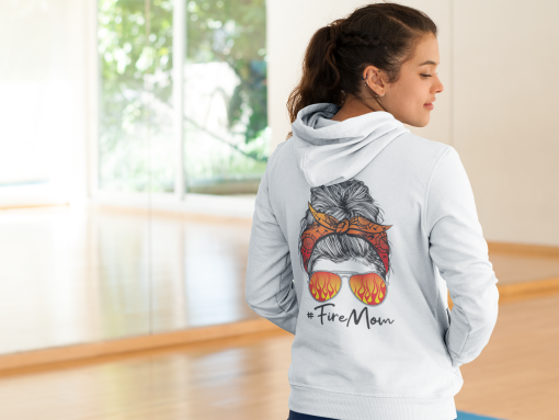 Fire mom #firemom Pullover Hoodie