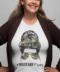 Military Mom Ladies Tee Shirt