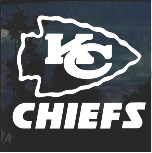 Kansas City Chiefs Window Decal Sticker