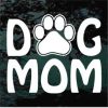 Dog Mom Paw Print Decal Sticker
