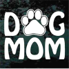 Dog Mom Paw Print Decal Sticker