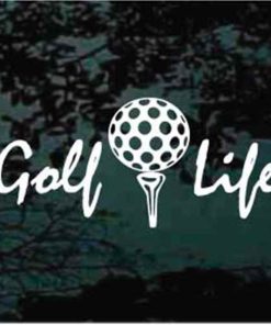 Golf Life Golf ball decal sticker