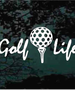 Golf Life Golf ball window decal Sticker