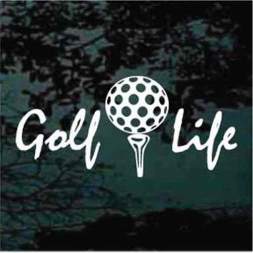 Golf Life Golf ball decal sticker