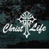 Christ Life Cross Decal Sticker