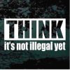 Think it is not illegal yet decal sticker