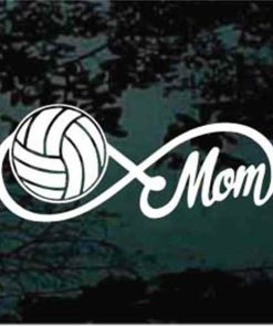 Volleyball Mom Infinity decal sticker