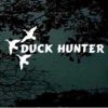 Duck hunter flying ducks decal sticker
