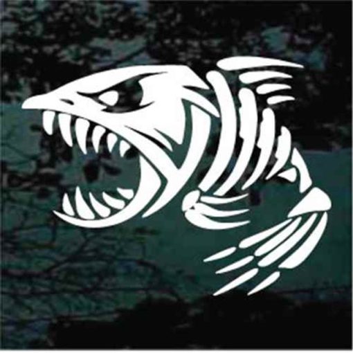 Angry Bonefish decal sticker