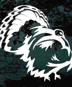 Turkey strutting decal Sticker
