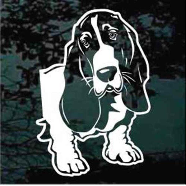 Basset Hound Decal Sticker
