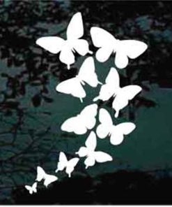 Butterfly group decal sticker