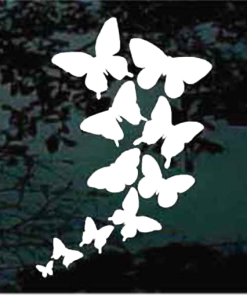 Butterfly Window Decal Sticker Grouped Design
